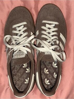 Adidas Handball Spezial Earth Strata Gum Women Size 6.5 Like New Extra Laces